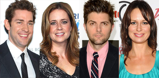 Adam Scott, John Krasinski, Mary Lynn Rajskub, Jenna Fischer Adam Scott, John Krasinski, Mary Lynn Rajskub, Jenna Fischer